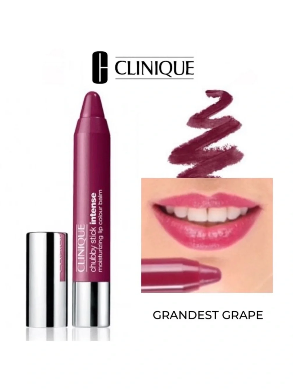 Clinique Paired in Purple Makeup Set - Grandest Grape & Hot Date Nail Enamel